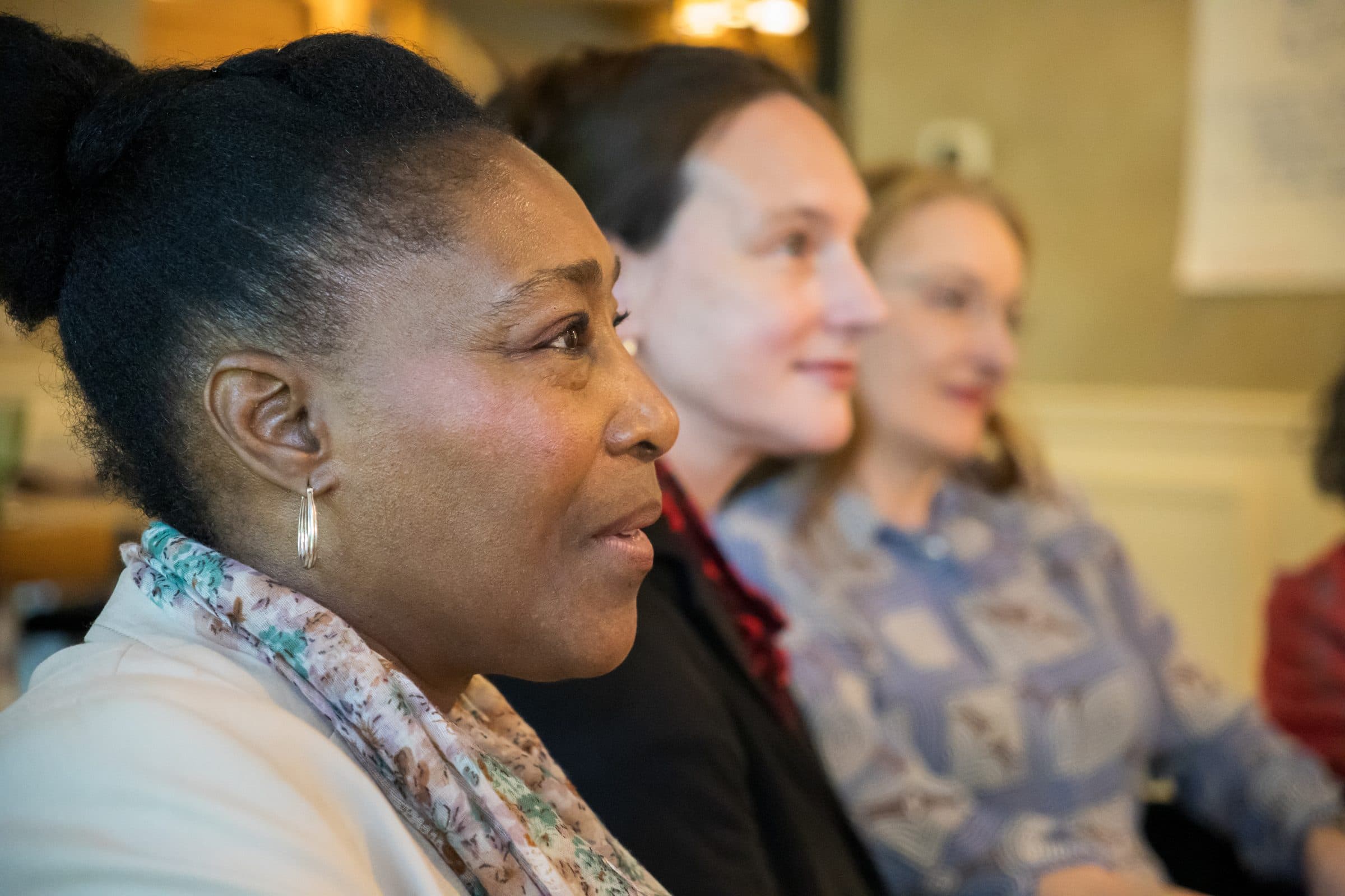 Leaders in a workshop session