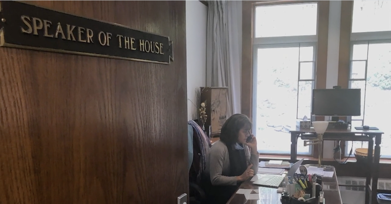 A day in the office.