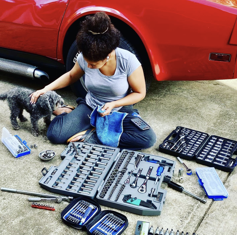 Nina Blackwelder in action